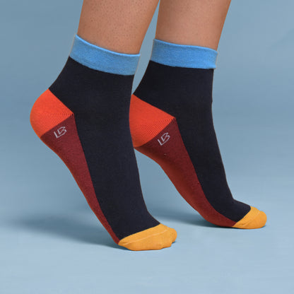 Skyfire - Hue Fives Ankle Length Socks