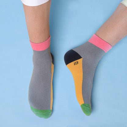 Kaleidos - Hue Fives Ankle Length Socks