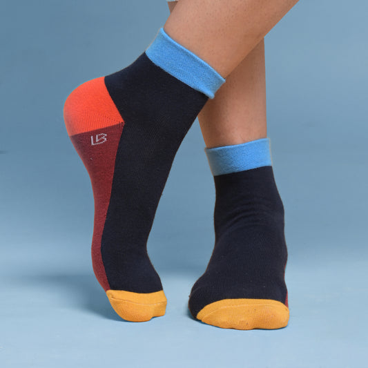 Skyfire - Hue Fives Ankle Length Socks