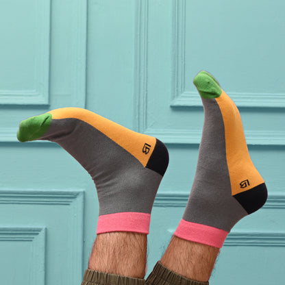 Kaleidos - Hue Fives Ankle Length Socks