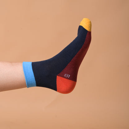 Skyfire - Hue Fives Ankle Length Socks