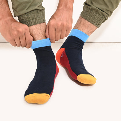 Skyfire - Hue Fives Ankle Length Socks