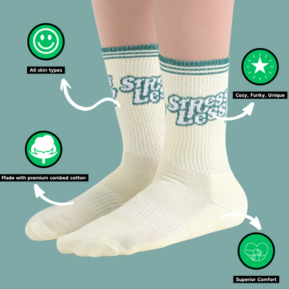 Stress-Free Whites - OG Sneaker Socks