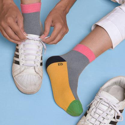 Kaleidos - Hue Fives Ankle Length Socks