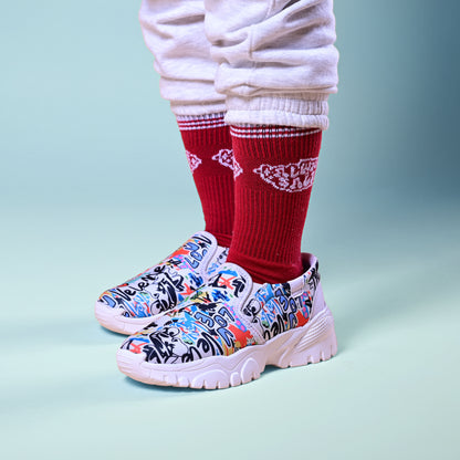 Crimson Sass - OG Sneaker Socks