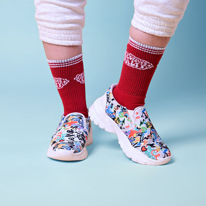 Crimson Sass - OG Sneaker Socks