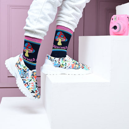 Wild Shrooms - OG Sneaker Socks